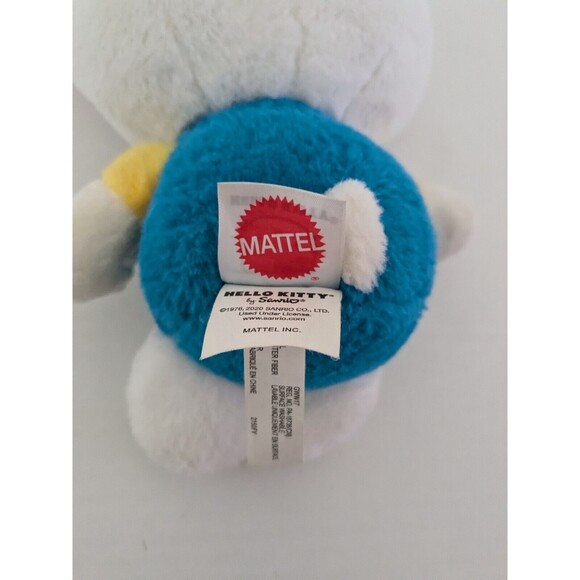 Hello Kitty Sanrio Classic Blue Overalls Plush 10" - Picture 4 of 5